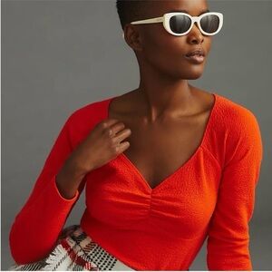 Maeve Bright Orange Top